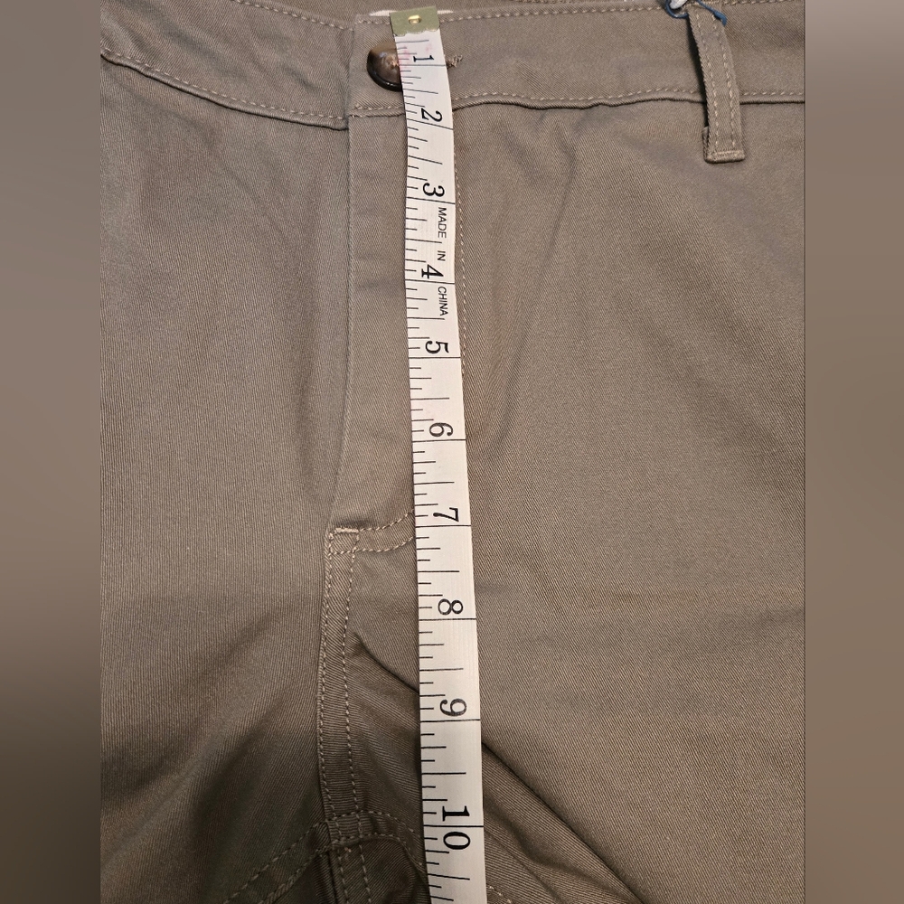 Market & Spruce Madison Mid-rise Slim Straight  Chino Pant, Olive, Size 10 NWT - Picture 9 of 11